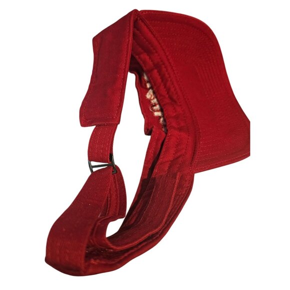Skittles Port Authority Visor Hat Adjustable Cotton Red Merchandise Branded - Picture 9 of 9